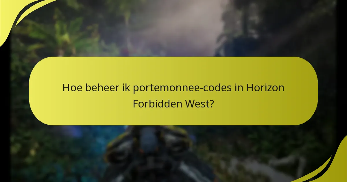Wat zijn de belangrijkste accountinstellingen voor Horizon Forbidden West?