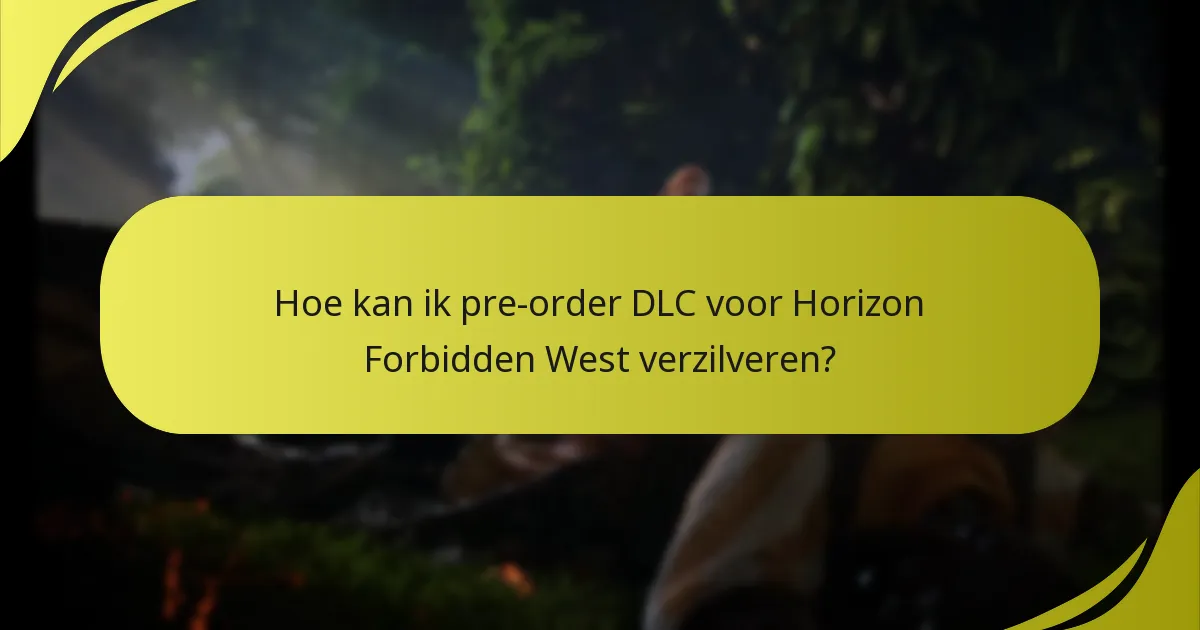 Wat zijn rechtclaims voor Horizon Forbidden West DLC?