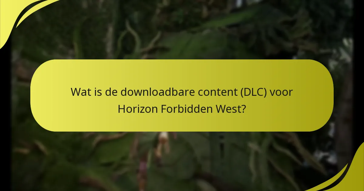 Hoe verhoudt Horizon Forbidden West DLC zich tot andere games?